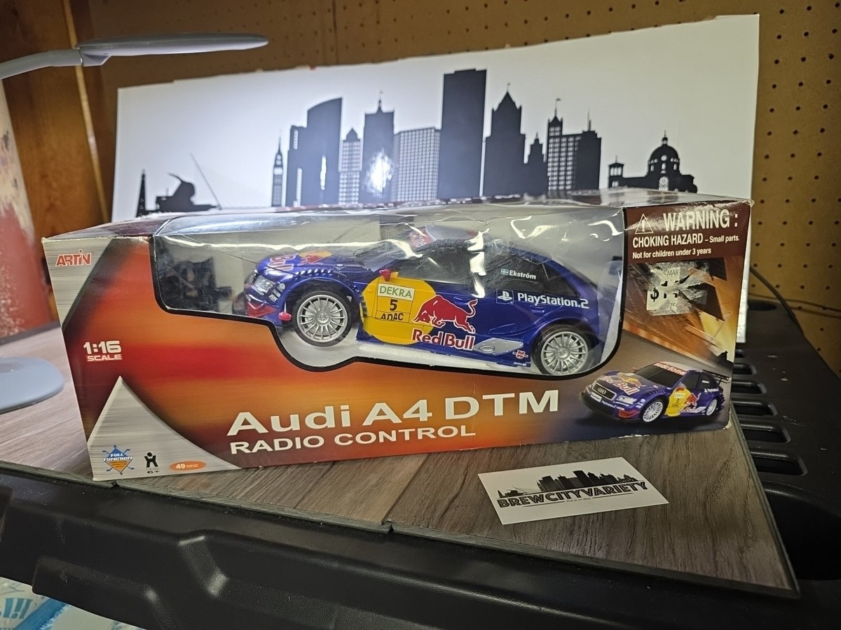 【ミニチャンプス】Audi A4 DTM 2004 M Ekström 04 Audi A4 Team Red Bull DTM Champ Mattias Eckstrom Radio