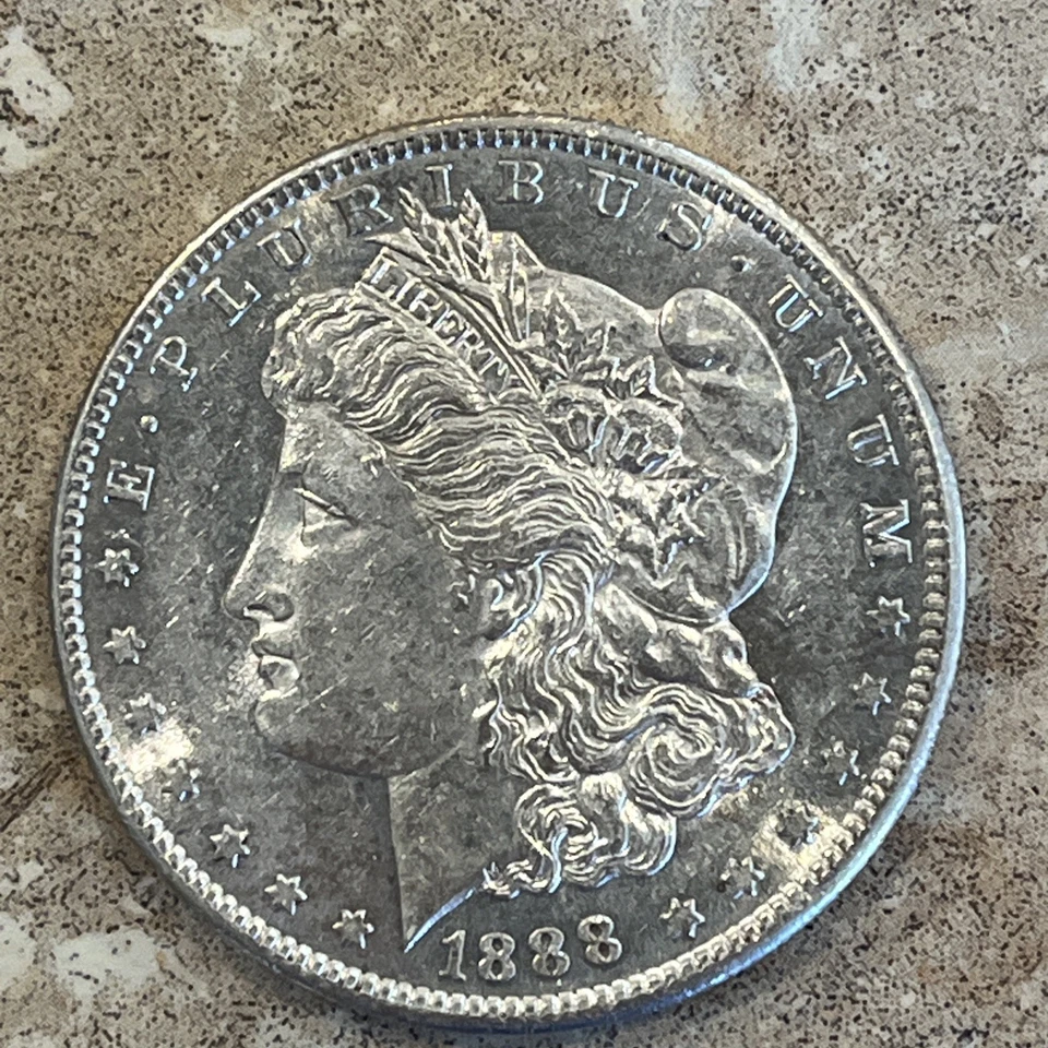 1888 S MORGAN DOLLAR! BEAUTIFUL PIECE! SEMI PROOF LIKE - Image 3 of 4