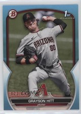 2023 Bowman Draft Sky Blue 423/499 Grayson Hitt #BD-57 0o3x