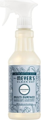 MRS. MEYER'S CLEAN DAY Multi-Surface Everyday Cleaner, Snowdrop Scent, 16 Fl Oz