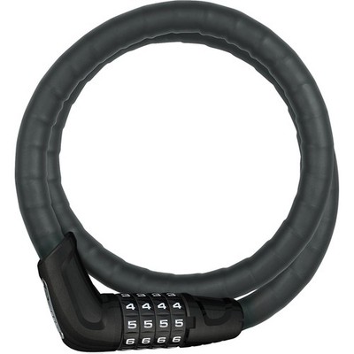 ABUS Steel-O-Flex MicroFlex 6615C Fahrrad Kinderwagen Roller Kabel Kombischloss 85cm