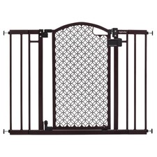 Ingenuity 27733Z Decorative Panel Tall Baby Dog Gate 28-42" Wide 30" Tall