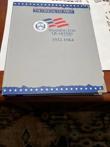 1932 - 1964 WASHINGTON SILVER QUARTERS PARTIAL SET IN US MINT ALBUM (33 COINS)
