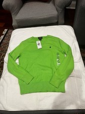 ralph lauren boys v neck sweater size M new with tags