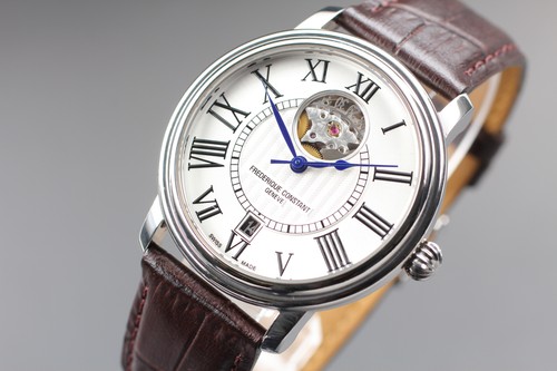 Orologio Uomo Frederique Constant Heartbeat FC-303/310/315X3P4/5/6 Data Automatico - Foto 3 di 12