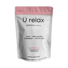 Relax Calming Tonic 15 Packets Mixed Berry Flavor Relaxation Drink Support