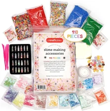 Incraftables Slime Kit for Girls & Boys. DIY Add-ins Small, Multicolor 