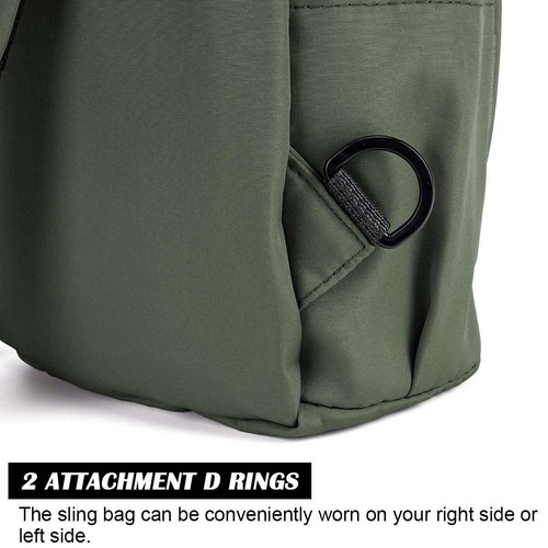 Bolso Bandolera Bolso de Pecho Mochila de Viaje Deportiva Bandolera Bolso de Mano Paquete de Hombro - Imagen 11 de 15