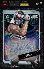 WWE Topps Slam Cosmic DIGITAL Penta Legendary Black 10 CC
