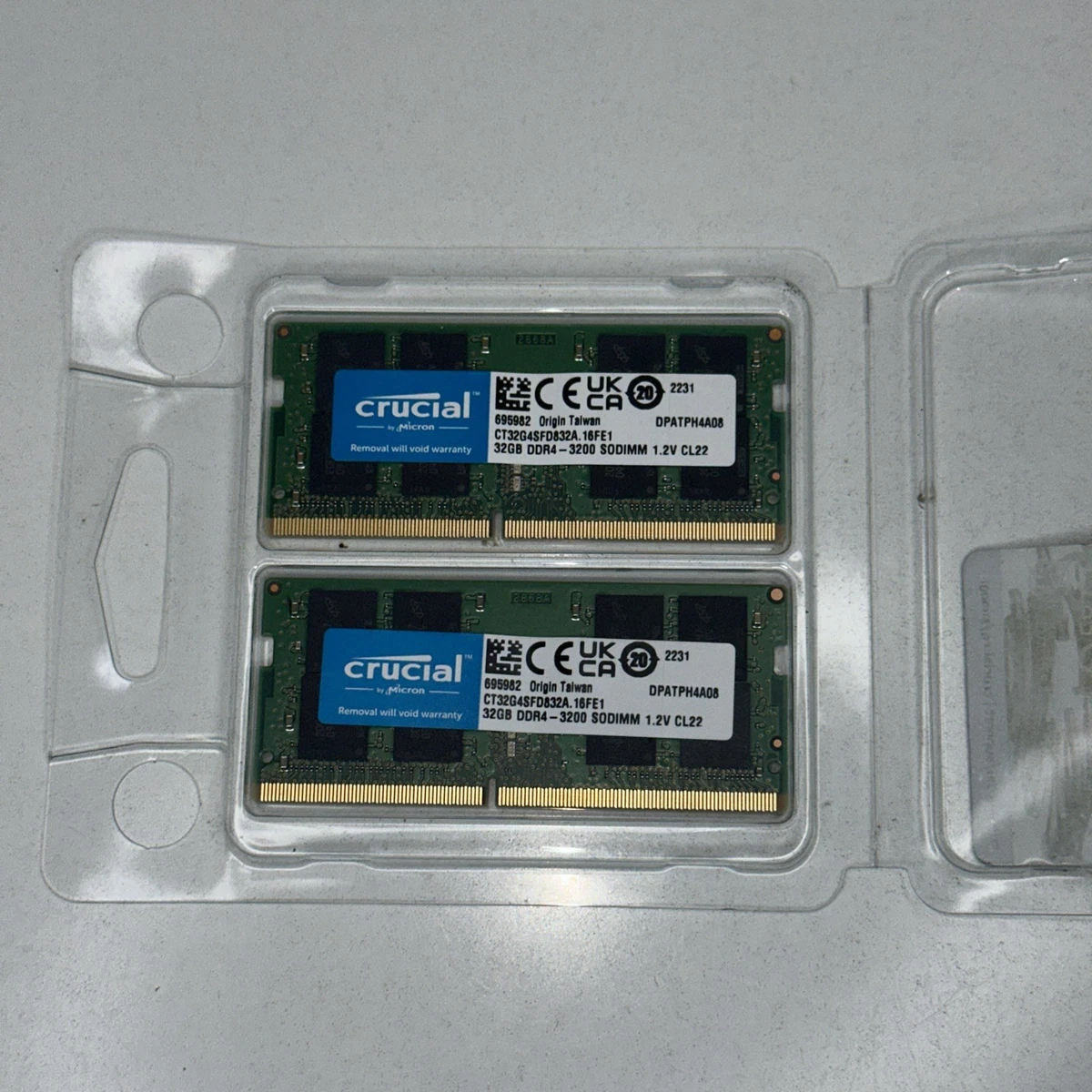 32 GB Total Capacity DDR4 SDRAM Memory (RAM) 2 Modules for sale | eBay
