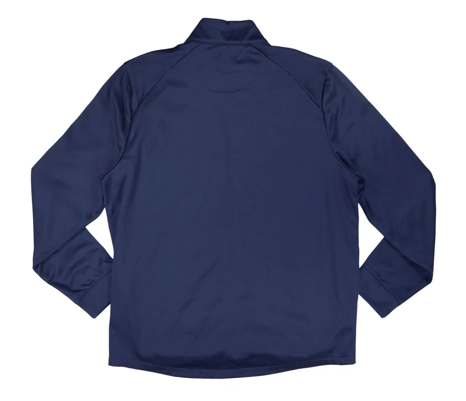 PGA Tour Golf Jacket Full-Zip Thermal Stretch Fleece Lining NWT Peacoat Navy - Image 3 of 3