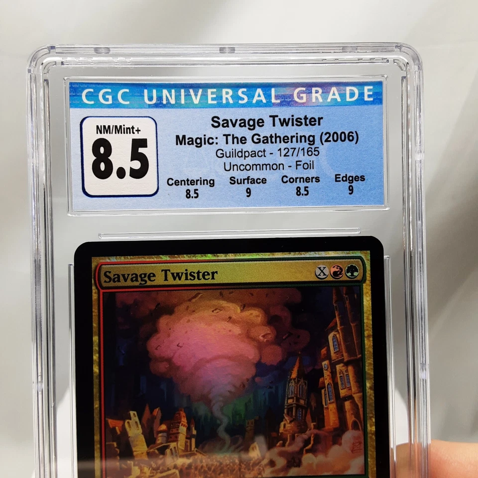 MTG - Guildpact - Savage Twister - Foil - Graded - CGC 8.5 - Image 2 of 4