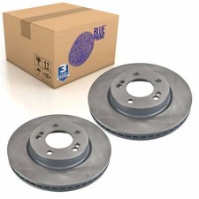 Pair of Front Brake Disc Fits Ssangyong OE 4144136000 Blue Print ADG043250