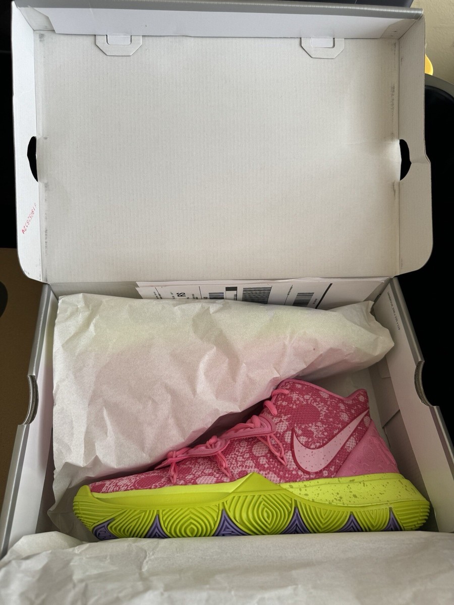 NIKE KYRIE 5 SBSP SPONGEBOB PATRICK MEN'S CJ6951 600 SIZE 9 BRAND