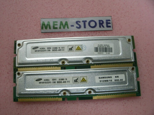 1 GB (2x512 MB) MEMORIA RAMBUS PC800 ECC 800 MHz para Dell Demension 8200 - Imagen 1 de 1