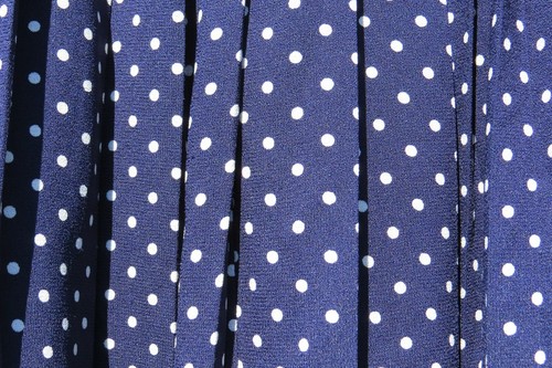 J.G. Haken Rockabilly Rock Viva Las Vegas Navy Polka Dot Plissee 12 60er Jahre - Bild 6 von 6