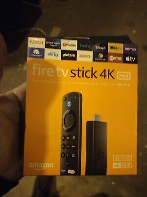 Amazon Fire TV Stick 4K Max Media Streamer - Black Amazon Fire TV Stick 4K Max Media Streamer - Black