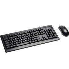 Kensington K72436AM Keyboard & Mouse Desktop Set, Wired USB, Black New