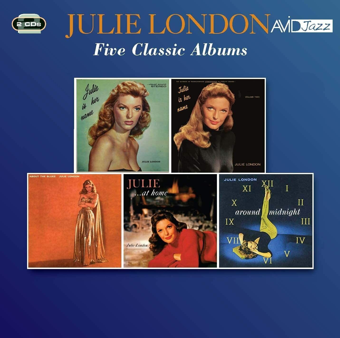 Julie London Five Classic Albums 2-CD NEW SEALED Remastered Cry Me A River+