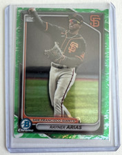2024 Bowman - Chrome Prospects Rayner Arias #BCP-127 Lunar Glow Refractor