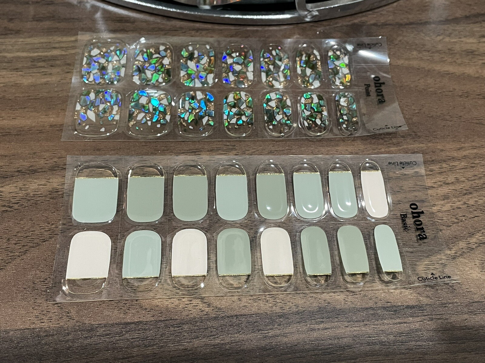 OHORA Premium Semicured Gel Nail Sticker Professional DIY Korean Nail