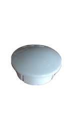 1 1/2" Internal PVC Dome Cap, white Furniture Grade, Made in USA LOT 10