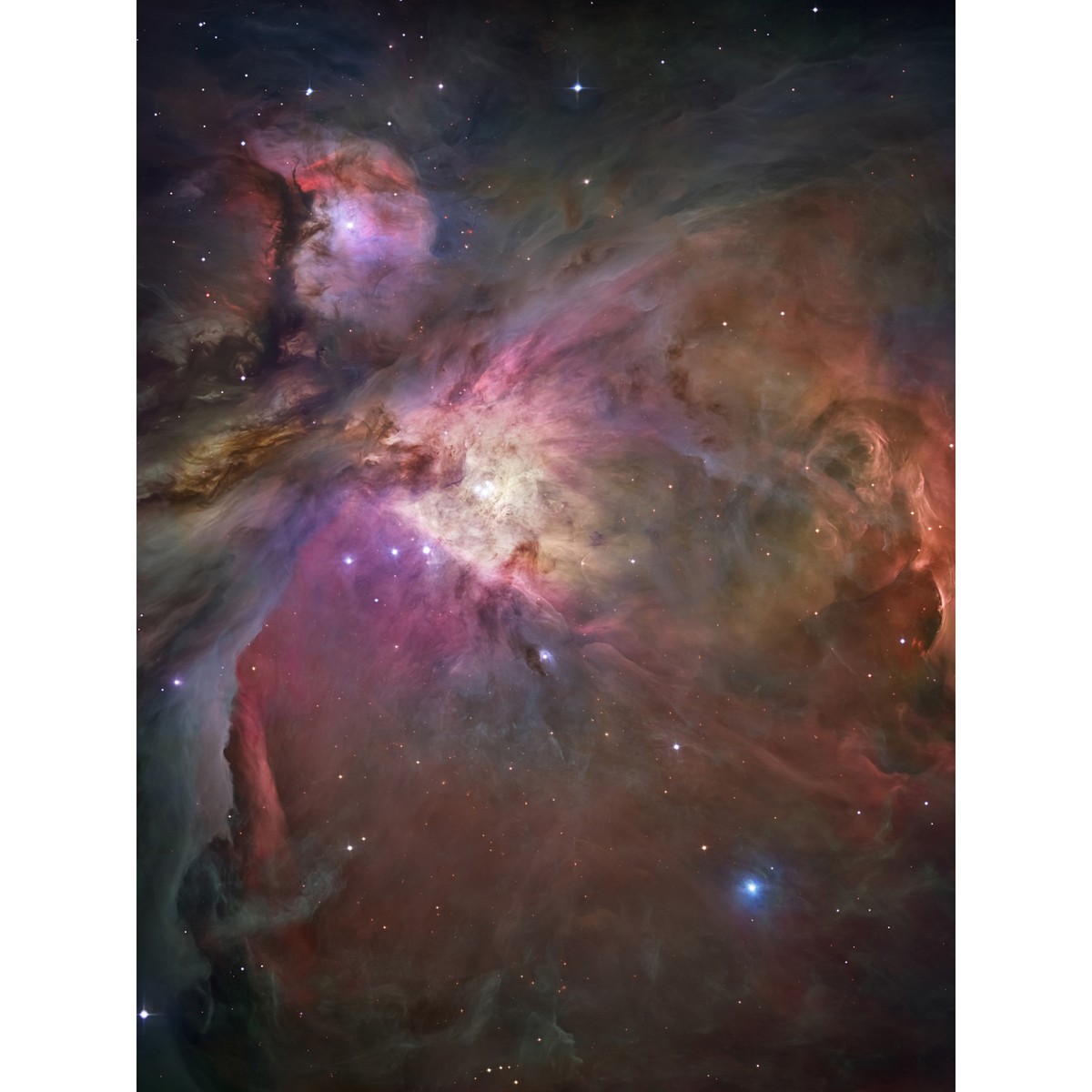 Hubble Space Telescope Orion Nebula Dramatic Star Formation Huge