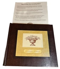 Memorable Moments by Hallmark Stories Photo Journal Album Holds 3x5 4x6 Photos