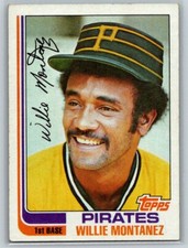 1982 Topps - #458 Willie Montanez Pirates