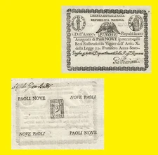 Vatikan  Italien   Vatikan   5 Paoli 1798  / Copy