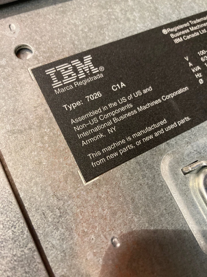 IBM 7026-B80 Type 7026 PowerPC Server No HDD 4GB RAM eServer pseries - Image 4 of 4