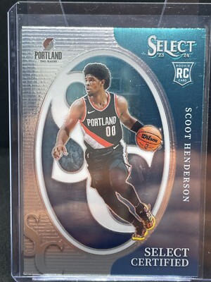 2023-24 Select Basketball Scoot Henderson Trail Blazers RC "Select ...