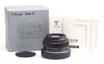 TTartisan 50mm F2 Manual Focus Lens For Fuji X-mount Camera X-A1 X-A10 X-A2 X-T4