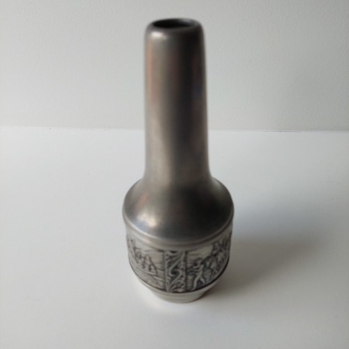Vintage And Rare Norsk Tin Pewter Jug - Foto 3 di 12