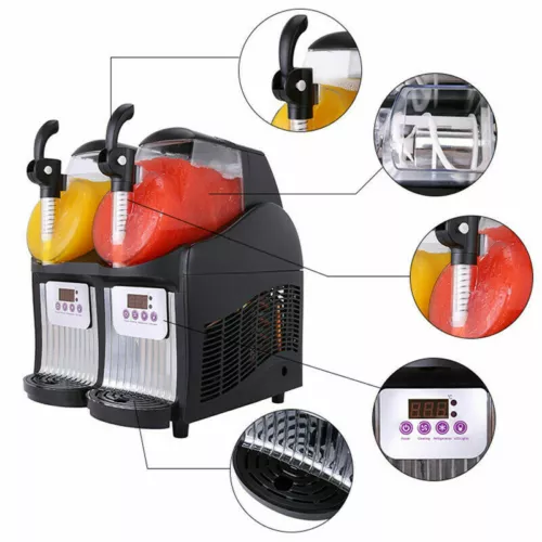 5L Commercial Frozen Juice Cold Drinking Slush Ice Cream Snow Melting Machine - Picture 3 of 12