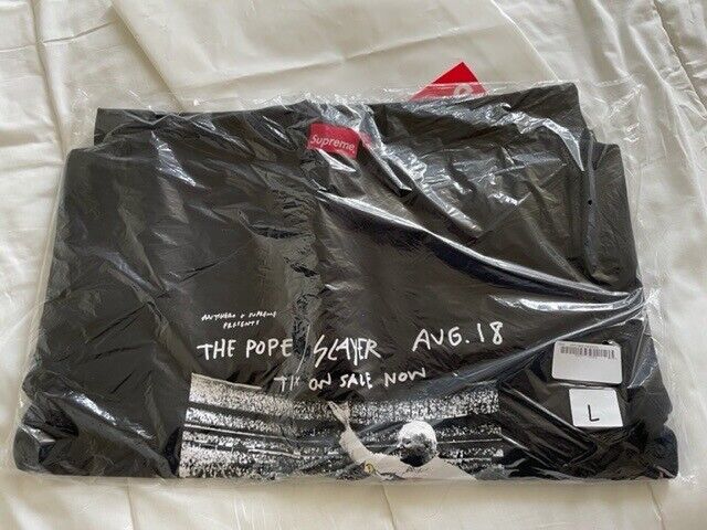 SUPREME x ANTIHERO The Pope / Slayer CREWNECK Sweatshirt Sz SUPREME x ANTIHERO The Pope / Slayer CREWNECK Sweatshirt Sz