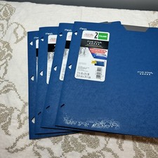 Mead Five Star Plastic Stay-Put Tab 2 Pocket Folders CHOOSE Color Blue