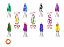 Nuova bottiglia di ricambio per lampada lava MATHMOS Astro in confezione originale, varie combinazioni di colori