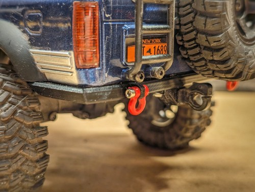 FCX18 LC80 Ultra HC Rear Bumper & Removable Hitch McCue RC Full Kit W/ Hardware - Picture 12 of 18
