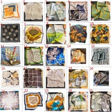 2025 100 Mulberry Silk 26 Square Scarf Women Neckerchief Wrap silk square scarf