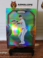 2021 Panini Prizm Baseball Trea Turner #24 Cosmic Haze Parallel