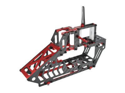 Microheli Aluminum/ Matte Carbon Fiber Main Frame (RED) - BLADE 230S / V2/ Smart
