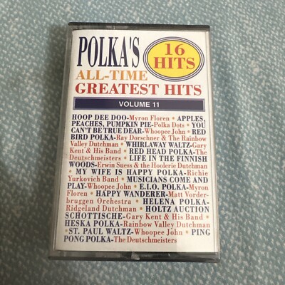 POLKA'S GREATEST HITS VOL 11 VARIOUS ARTISTS CASSETTE TAPE Polka City 1060-4
