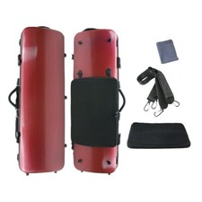 Portable4/4 Violin Case Full Size Carbon Fiber Violin Box Hard Shell Strong