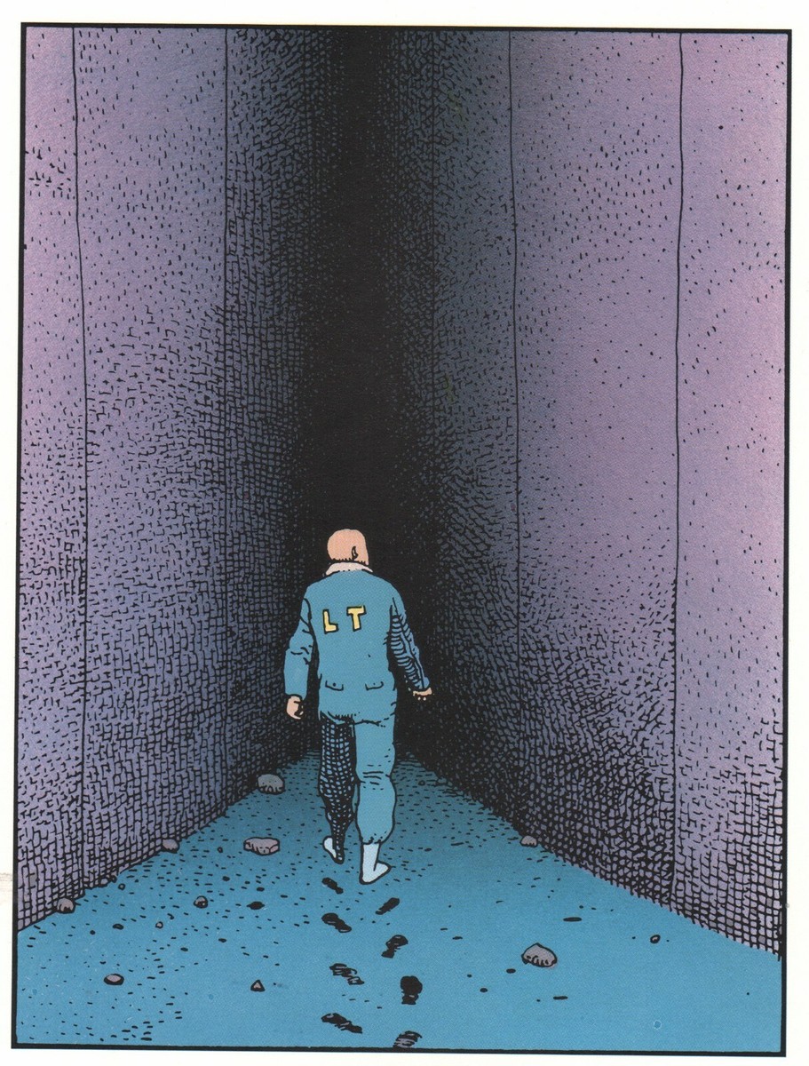 JEAN GIRAUD MOEBIUS 1984 SCREEN PRINT COLOR LITHOGRAPH ART