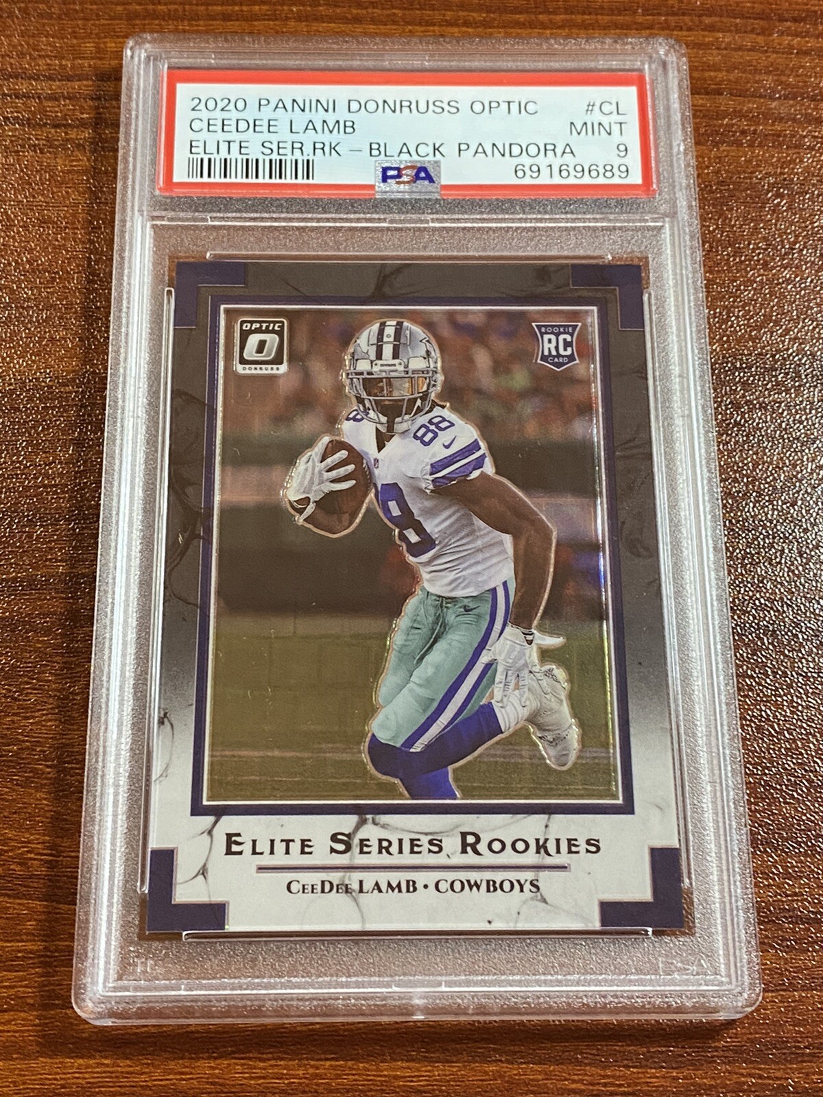 CeeDee Lamb Panini Donruss Optic Elite Series Rookies #CL Black Pandora