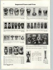1932 PAPER AD Imported Vases Grafito Czecho Dresden Vase Selection