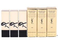 YSL YVES SAINT LAURENT ROUGE PUR COUTURE NM NU MUSE .04oz x 3 MINI LIPSTICKS