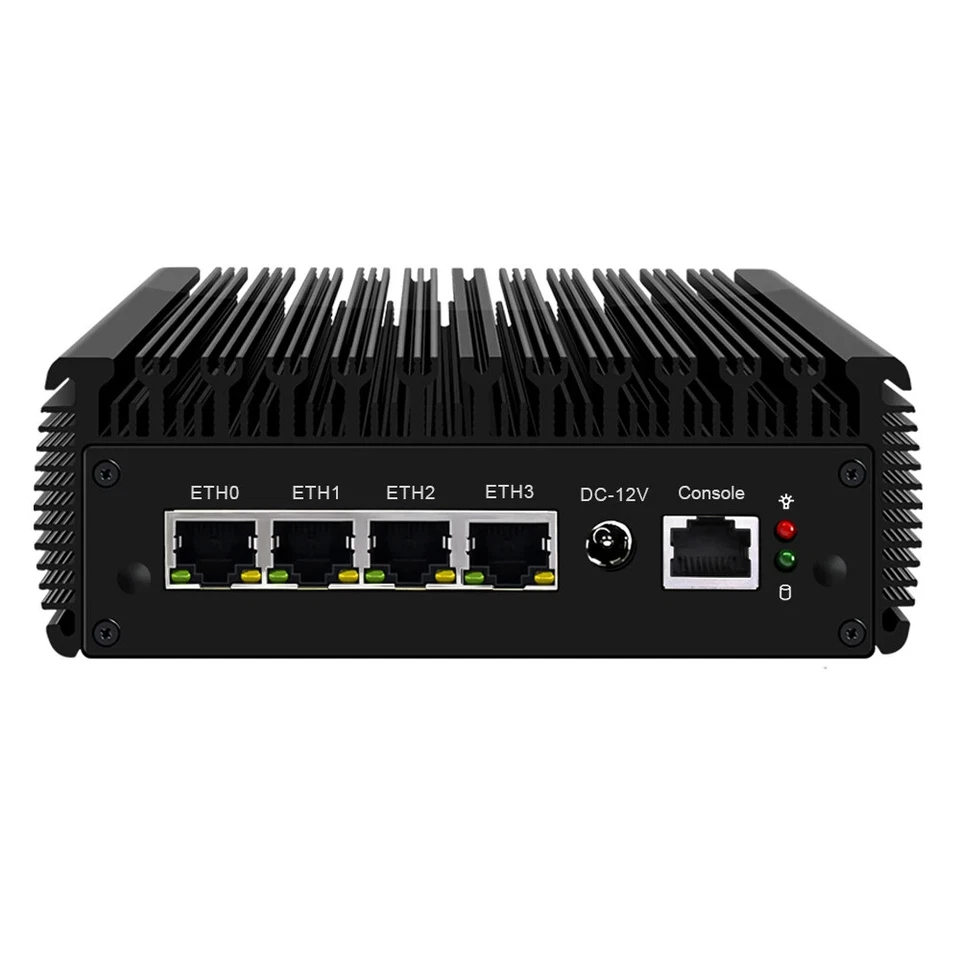 Wholesale Price Router 4 2.5G Network Server Mini PC Industrial Rugged Computer - Image 3 of 4