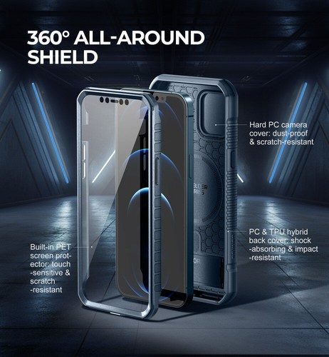 Funda Magsafe Dexnor para iPhone 12 Pro Max Resistente con Cubierta de Cámara - Imagen 34 de 60